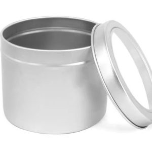 Colorful Printing Metal Tins 200ml Custom Aluminum Tin Spice Box Colorful Printing Round Decorative Gift Empty Tin Can Jars