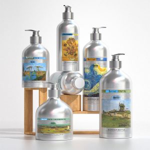 Customized Empty 60ml 100ml 120ml Aluminum Beer Juice Bottle Aluminum Cosmetic Metal Bottle Aluminum Spray Bottle 250ml 500ml