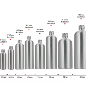 Aluminum Bottle 300ml 500ml 1000ml With Tamper Evident Lid For Beverages Wine With Screw Lid Energy Drink Vodka Tea Coffee Soda Aerosol Juice Beer