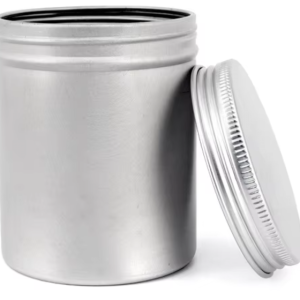 Empty Jar Metal Tin Can 200ml Packaging Box Candle Tins Customize Printing Round Shape Airtight Aluminium Candle Tin 10oz