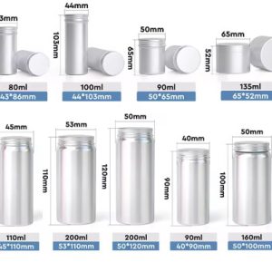 Whosale Better Custom Aluminum Packaging Pill Capsule Bottle Aluminum Bottle for Tablets Capsule Jar Vitamin Bottle Packaging