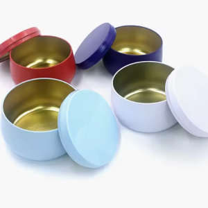 Customized Exquisite Solid Colorful Matte Rose Gold 4 oz 6 oz 10 oz 12 oz 16 oz Aluminum Soy Wax Candle Tin Jars for Candle