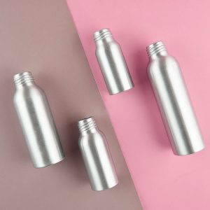 Food Grade 500ml/1000ml Matte Aluminum Bottle Custom Screw Lid for Liquid Soap Personal Care ISO9001 Certified Black/Silver