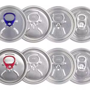 Bulk Food Grade Non-Spill Easy Open Aluminium Can Lids & Bottle Closures for Beverage Use Model #202 Stock Available
